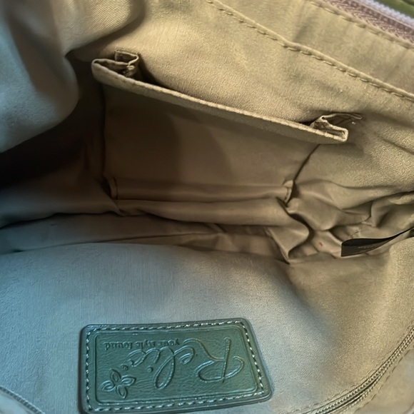 Relic Faux Leather Shoulder Bag w/ Braided Handle - EUC - Picture 10 of 11